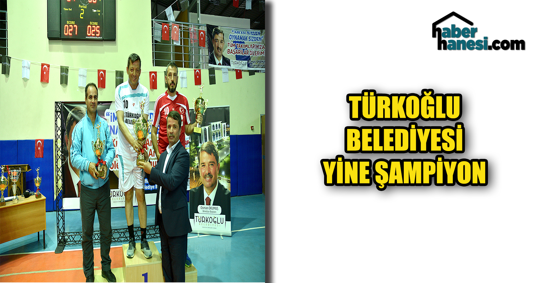 TÜRKOĞLU BELEDİYESİ YİNE ŞAMPİYON