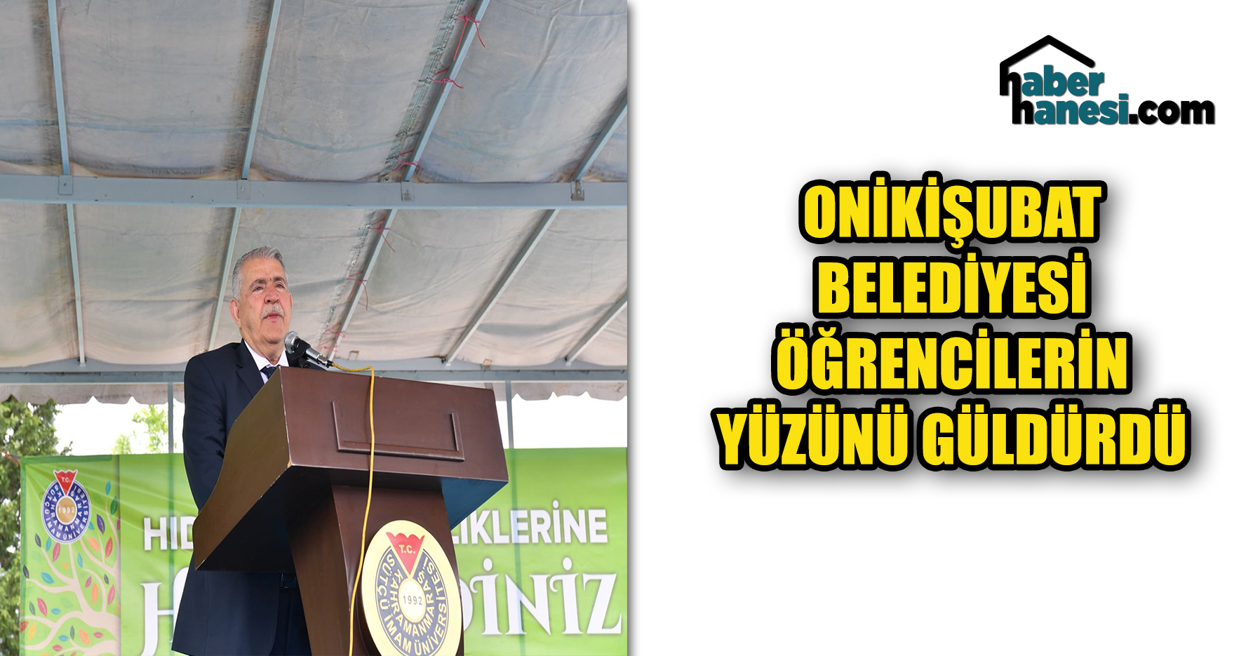 ONİKİŞUBAT BELEDİYESİ ÖĞRENCİLERİN YÜZÜNÜ GÜLDÜRDÜ