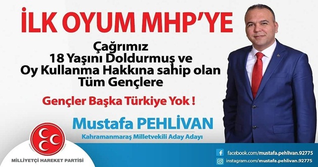 PEHLİVAN 'DAN İLK OYUM MHP 'YE PROJESİ