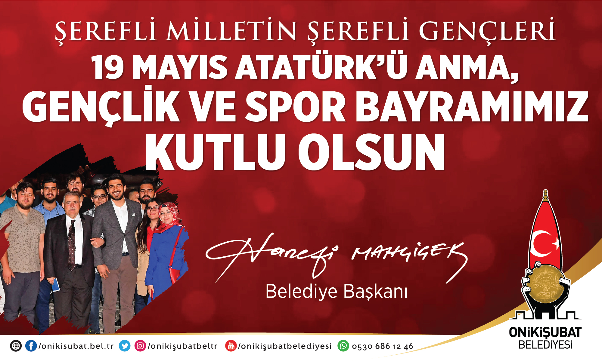 Başkan MAHÇİCEK'TEN 19 MAYIS MESAJI