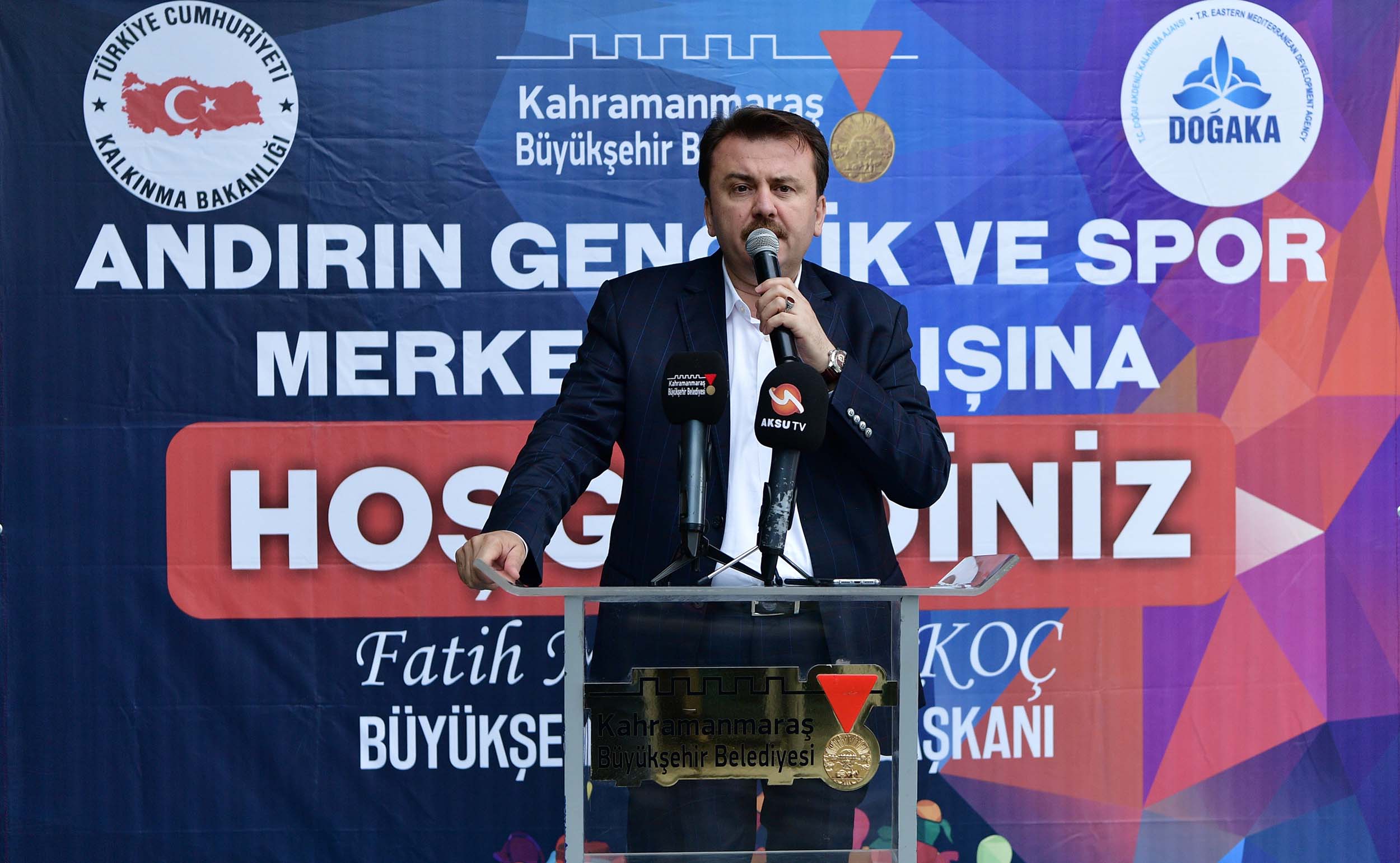 BÜYÜKŞEHİR’DEN ANDIRIN’A GENÇLİK VE SPOR MERKEZİ