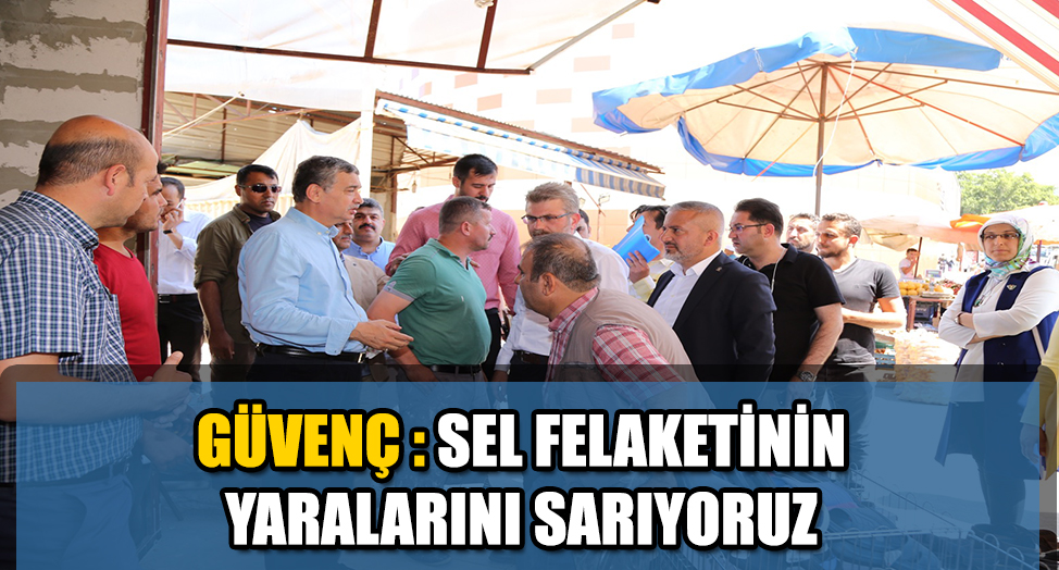 SEL FELAKETİNİN YARALARINI SARIYORUZ