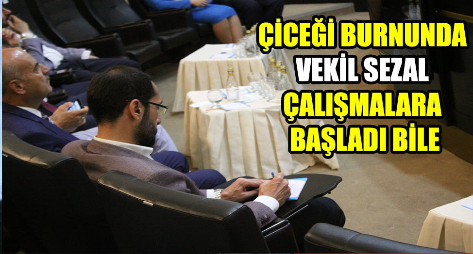 ÇİCEĞİ BURNUNDA VEKİL SEZAL ÇALIŞMALARA BAŞLADI BİLE