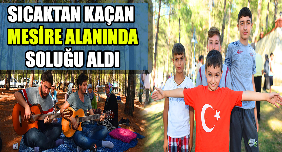 SICAKTAN BUNALAN DULKADİROĞLU MESİRE ALANI’NA KOŞTU