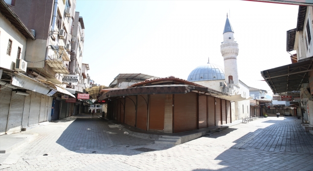 Adana, Mersin, Hatay ve Osmaniye’de sokağa çıkma kısıtlaması nedeniyle sessizlik hakim