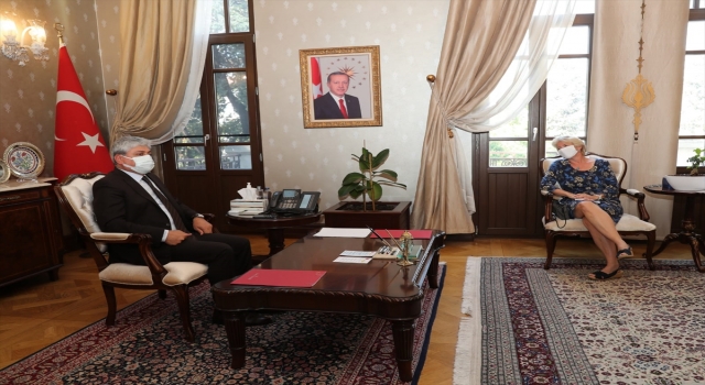 UNDP Türkiye Mukim Temsilcisi Louisa Vinton, Hatay Valisi Rahmi Doğan’ı ziyaret etti: