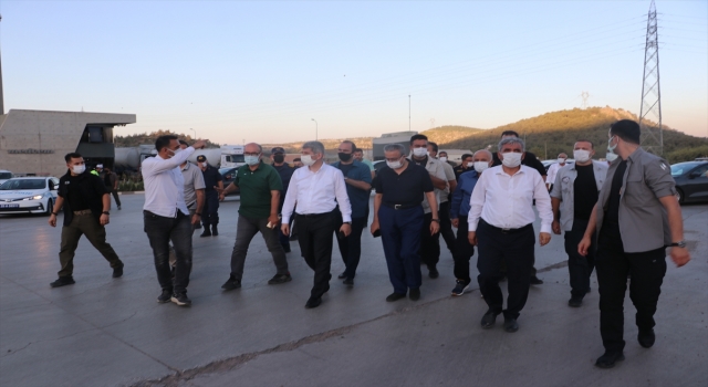 İçişleri Bakan Yardımcısı İnce’den Silifke’deki yangında zarar gören alanlarda inceleme: