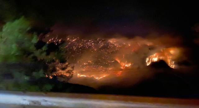 Antalya Gündoğmuş’taki orman yangını Alanya’ya sıçradı