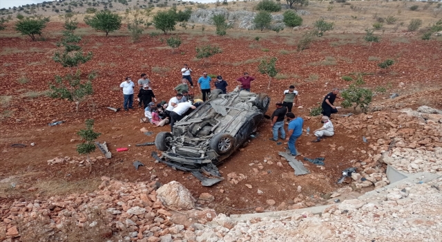 Kahramanmaraş’ta otomobil devrildi: 5 yaralı