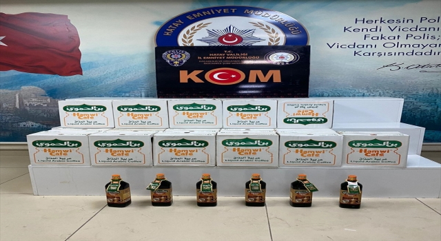 Hatay’da gümrük kaçağı kahve ele geçirildi