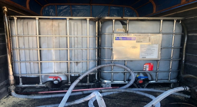 Adana’da 1540 litre kaçak akaryakıt ele geçirildi