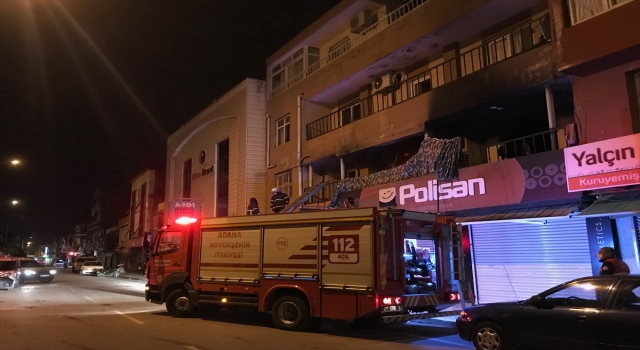 Adana’da bir evde çıkan yangın söndürüldü