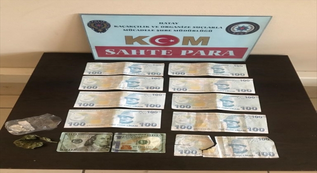 Hatay’da sahte para operasyonunda bir şüpheli yakalandı