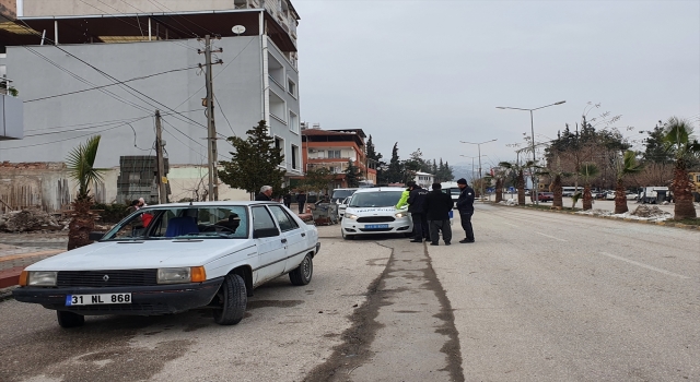 Hatay’da otomobilin çarptığı yaya yaralandı