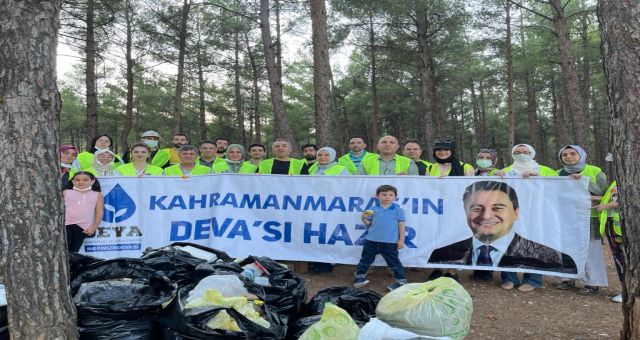 Deva Parti Kahramanmaraş Teşkilatından Doğa Temizliği
