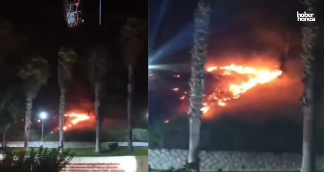 Kahramanmaraş Kalesi’nde Korkutan Gece! Alevler Tarihi Surlara Yaklaştı
