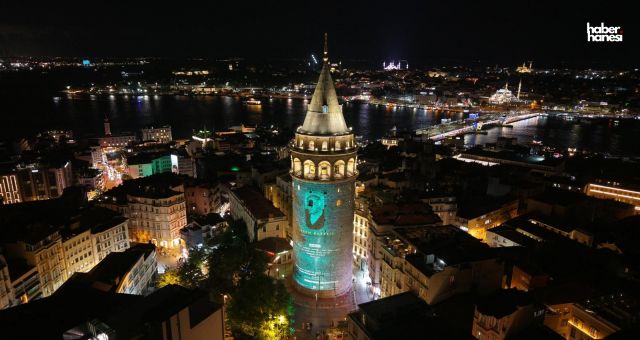 Kahramanmaraş’ın UNESCO Başarısı Galata Kulesi’ni Aydınlattı