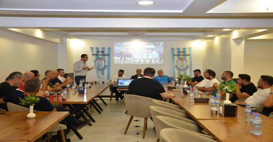 Afşin Spor'a İş Dünyasından Güçlü Destek: Hedef 3. Lig