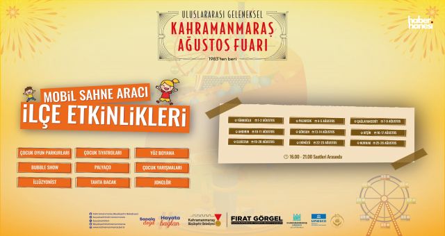 Geleneksel Ağustos Fuarı’nın Çocuk Etkinlikleri İlçelere Taşınıyor