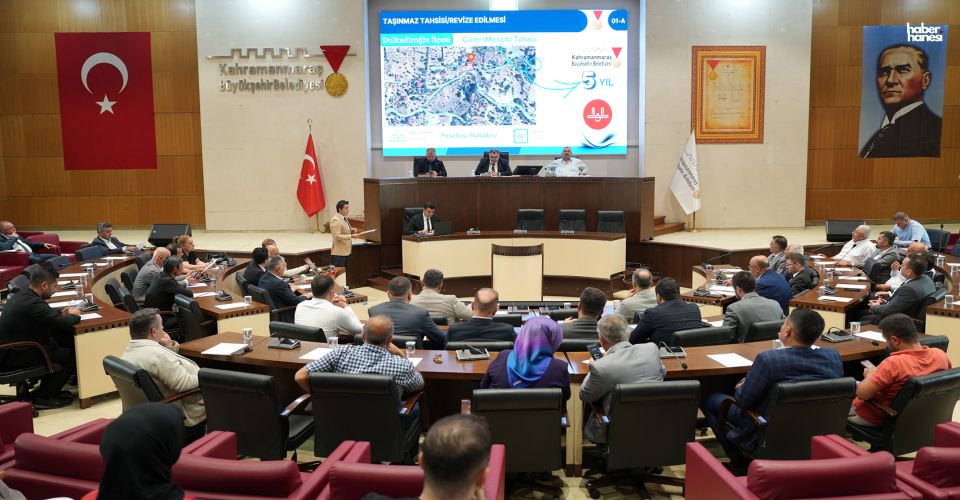 Kahramanmaraş Büyükşehir Meclisi Ağustos Ayı Toplantısını Gerçekleştirdi