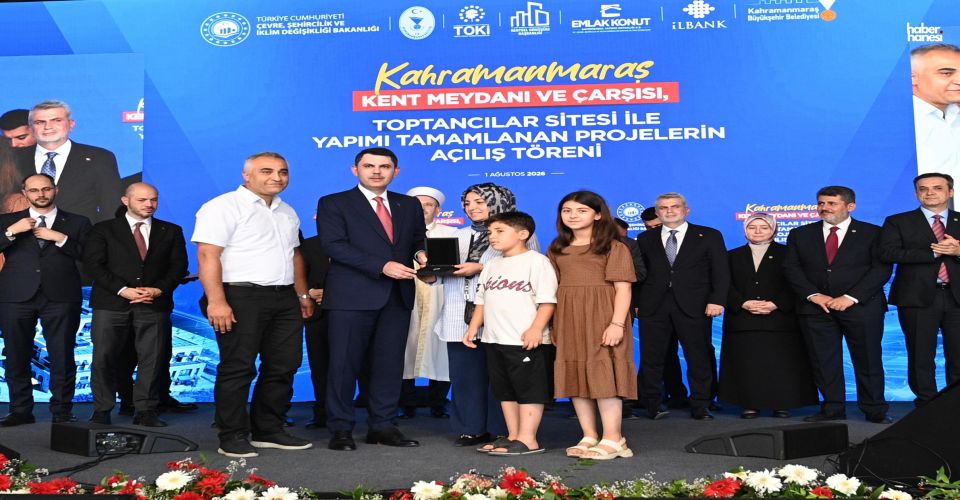 Kahramanmaraş’ın Yeniden İnşa Yolculuğunda 5 Yeni Eser Daha Hizmete Açıldı