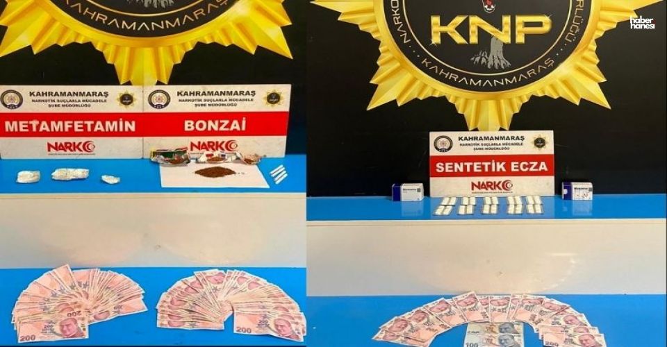 Kahramanmaraş'ta Narkotikten Peş Peşe Operasyon! 25 Bin Sentetik Hap Ele Geçirildi