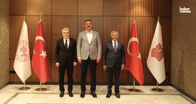 Vali Ünlüer ve Başkan Görgel’den Vakıflar Genel Müdürlüğü’ne ziyaret