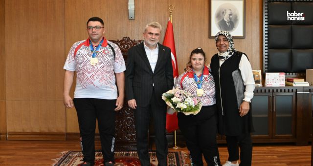 Başkan Görgel, Judo Dünya Şampiyonu Zeynep Sude’yi Misafir Etti