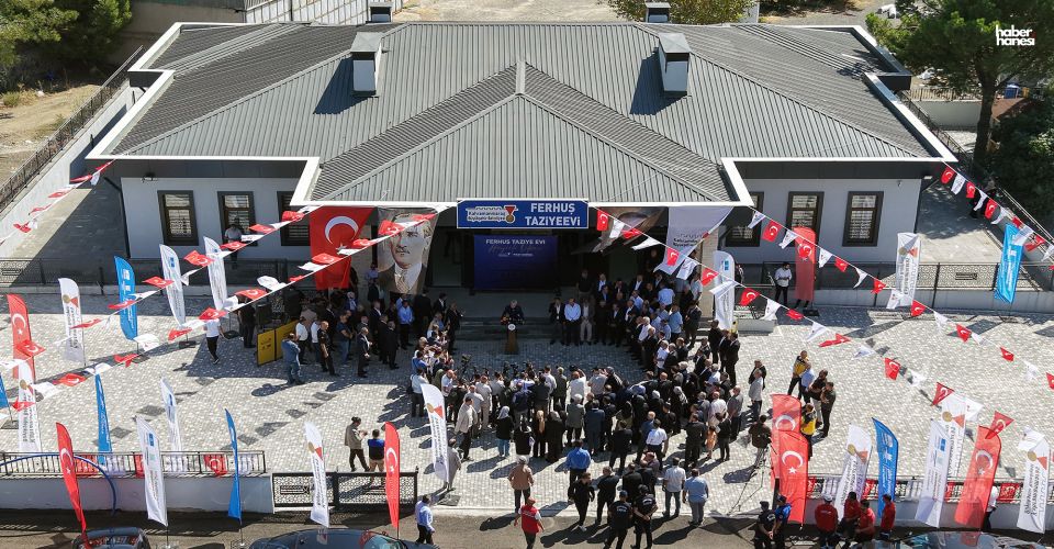 Kahramanmaraş Büyükşehir’in Ferhuş Taziyeevi Hizmete Açıldı