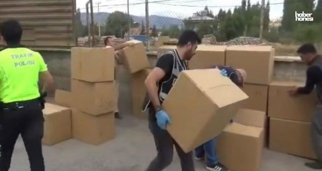 Kahramanmaraş’ta Kaçak Tütün Operasyonu: 2 Milyondan Fazla Makaron Ele Geçirildi