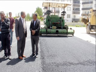 BAŞKAN AYDIN, İMARLI YOLLARIMIZIN TAMAMI SICAK ASFALT OLACAK