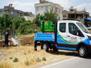 BÜYÜKŞEHİR’İN LARVA MÜCADELESİ DEVAM EDİYOR