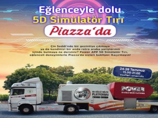 5D Simülatör Tırı Kahramanmaraş Piazza’da