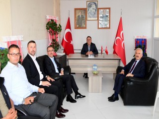 BAŞKAN GÜNDÖR’DEN MHP ANDIRIN TEŞKİLATINA ZİYARET