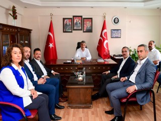 BAŞKAN GÜNGÖR’DEN MHP ELBİSTAN TEŞKİLATINA ZİYARET