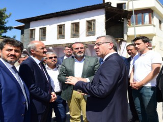 ÜNAL BAHTİYAR YOKUŞU RESTORASYONUNU İNCELEDİ