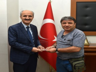 BAŞKAN OKAY’DAN YIKAN’A TEŞEKKÜR