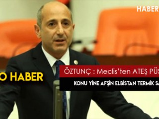 ALİ ÖZTUNÇ MECLİSTEN ATEŞ PÜSKÜRDÜ ! KONU YİNE TERMİK SANTRALLER !