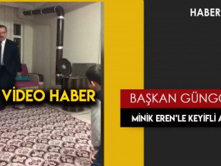 Başkan Güngör Minik Dostu Eren'le Şen Şakrak Eğlendi