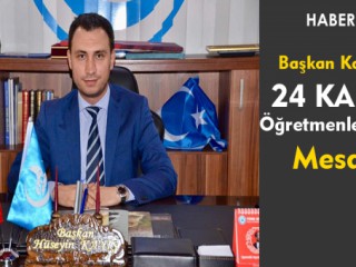Başkan Kayış'ın Öğretmenler Günü Mesajı