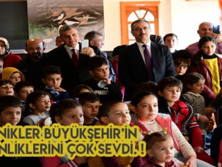 Büyükşehirden Minik Öğrencilere Hediye