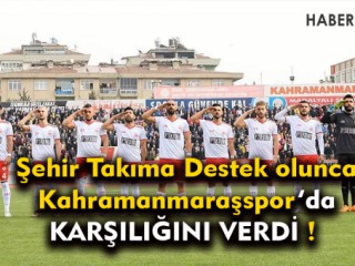 Kahramanmaraşspor vurdu gol oldu !