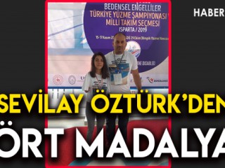 Sevilay’dan Dört Madalya Daha
