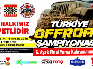 Türkiye Offroad Şampiyonası Kahramanmaraş’ta