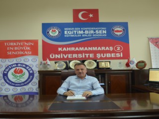 Eğitim-Bir-Sen Kahramanmaraş 2 Üniversite Şube Başkanı Prof. Dr. Hasan Furkan basın açıklaması yayınladı.