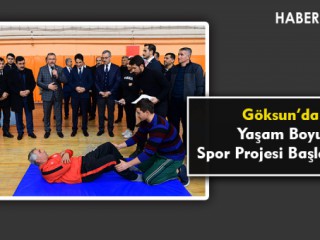 Göksun'da Yaşam Boyu Spor Projesi Başladı