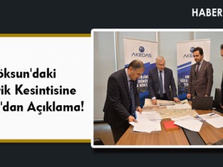 Göksun'daki Elektrik Kesintisine Akedaş'dan Açıklama!