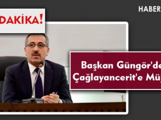 Son Dakika... Başkan Güngör'den Çağlayancerit'e Müjde!