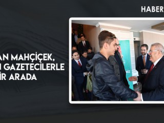 Başkan Mahçiçek, Çalışan Gazetecilerle Bir Arada