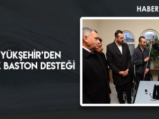 Büyükşehir’den Beyaz Baston Desteği